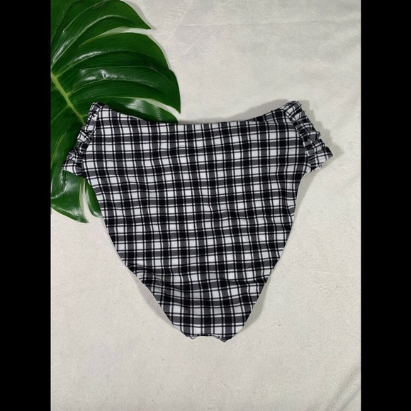 NEW $148 Veronica‎ Beard Azoia Checkered Bikini Bottoms [ SZ XS ] - Picture 11 of 12